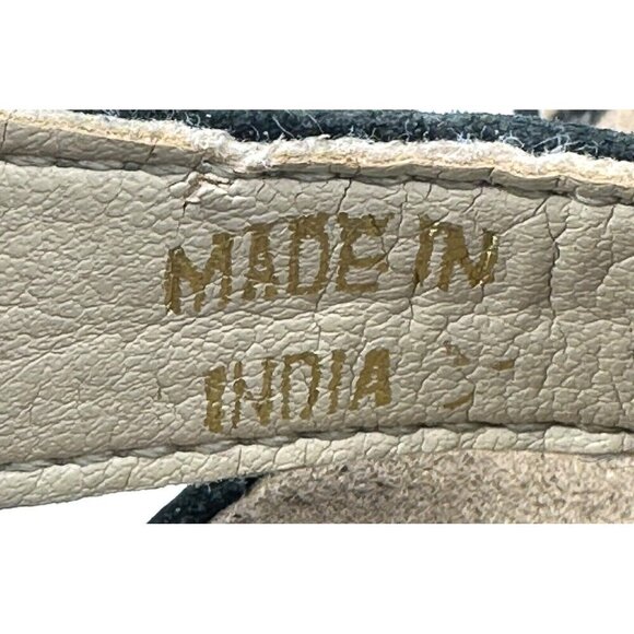 Romika Leather Sandals Slingback Summer Strappy Shoes Black Women Sz 40 US 9/9.5 - Picture 11 of 14